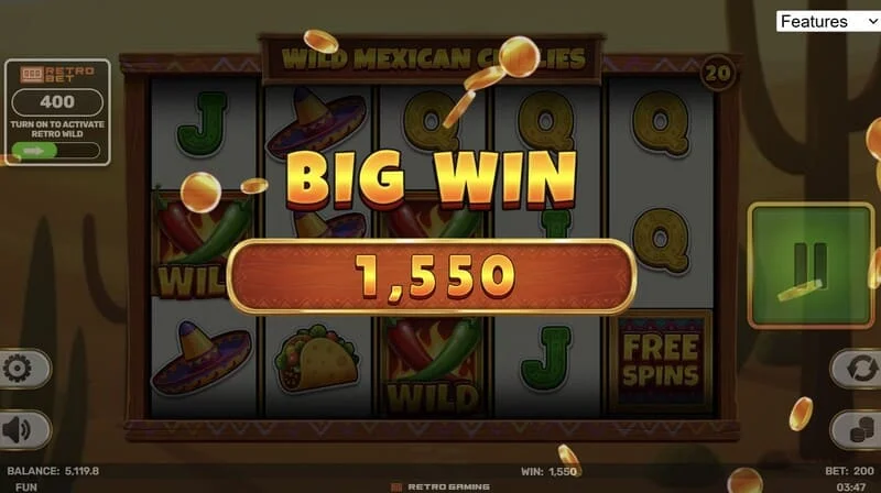 Wild Mexican Chillies - veliki dobitak u Free Spins